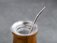 Матешница (калабас, калебас) #448, "Дерево" металлический с крышкой 250 мл. Матешница (калабас, калебас) #448, "Дерево" металлический с крышкой 250 мл.