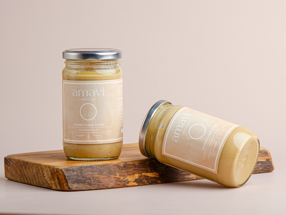 Паста ореховая "Сливочный крем" Amavi 350 г.