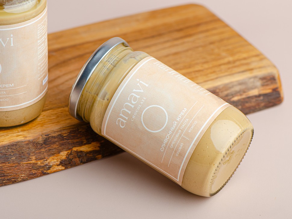 Паста ореховая "Сливочный крем" Amavi 350 г.