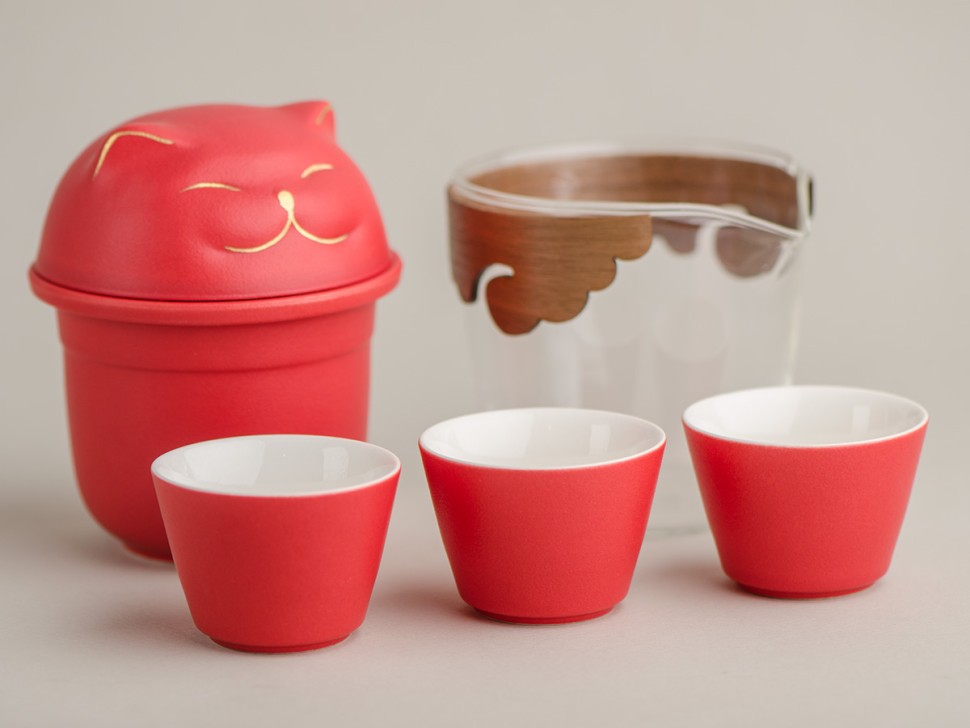 Набор посуды походный #165, керамика , 6 предметов.