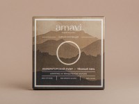 Шоколад Amavi «На миндальном молоке ИМПЕРАТОРСКИЙ ПУЭР ТЁМНЫЙ» 50 г.