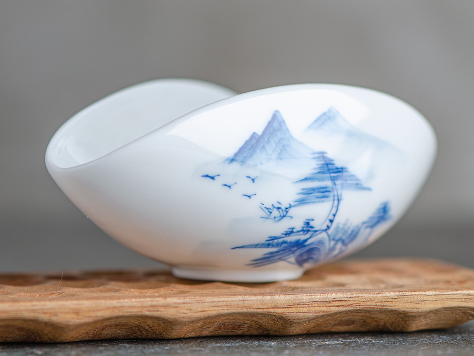 Чахэ #101, фарфор, 12х7 см.