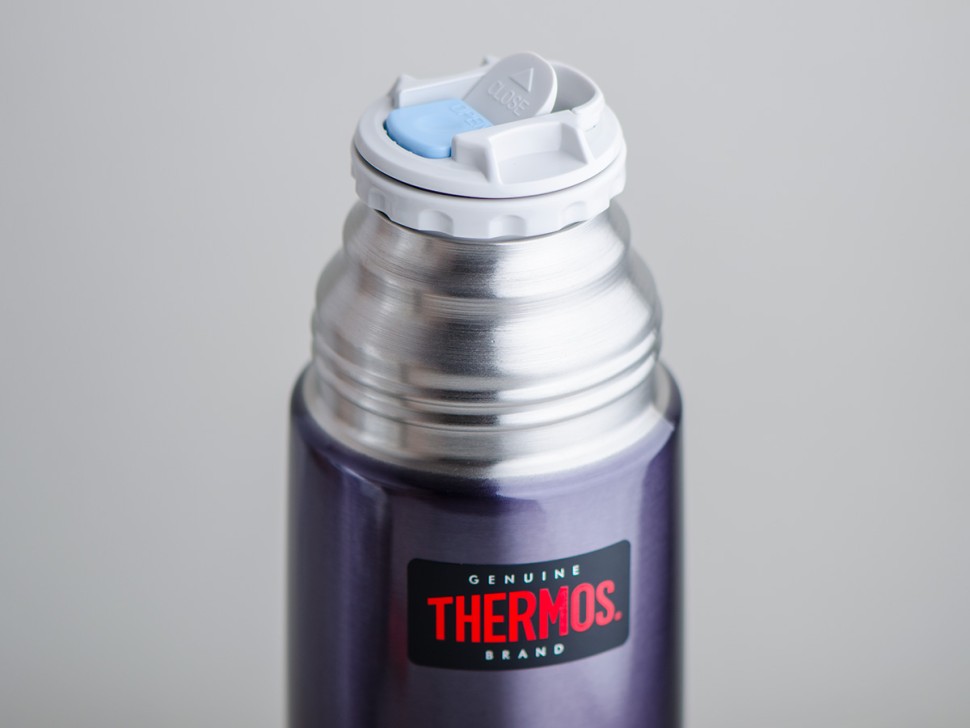 Термос #51 THERMOS FBB-750 BС 750 мл., из нержавеющей стали, синий.