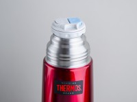 Термос #50 THERMOS FBB-1000 R 1 л., из нержавеющей стали, красный