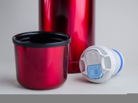 Термос #50 THERMOS FBB-1000 R 1 л., из нержавеющей стали, красный