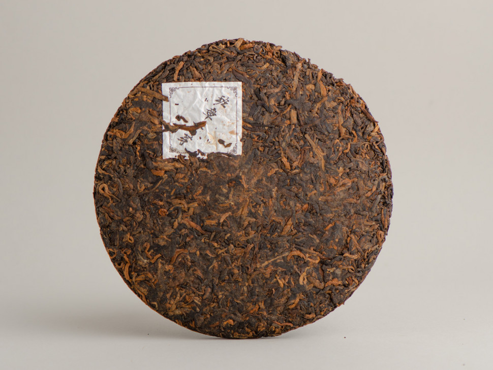 Шу Пуэр "Красный Квадрат" (Бан Чжан Цзинь Я), 357 г., 2015г.