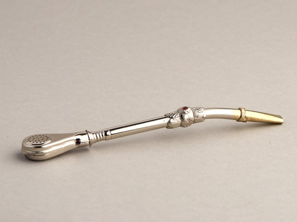 Бомбижья (бомбилья) для мате #48, 16 см., металл