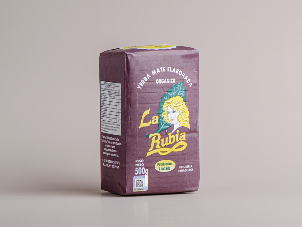Йерба Мате "La Rubia", Organica, Парагвай, 500 г.