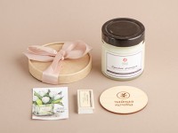 Ароматическая свеча с деревянным фитилем "Игристый грейпфрут" 200 мл. Ароматическая свеча с деревянным фитилем "Игристый грейпфрут" 200 мл.