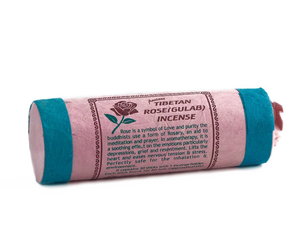 Тибетские благовония "Роза", #78, 30 шт.