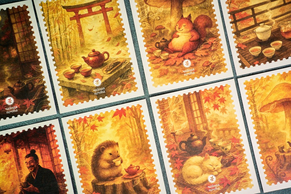 Набор открыток "Осеннее спокойствие"