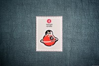 3D Стикер #22 "Коты на Марсе", 50*65 мм