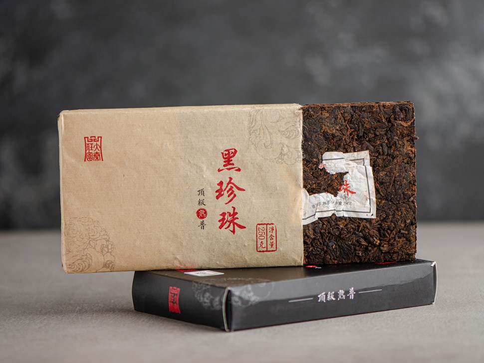 Шу пуэр "Чёрный жемчуг", 2024г., 250г.