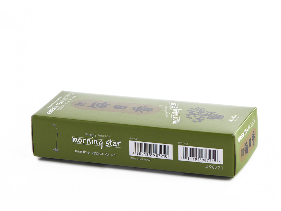 Японское благовоние  Morning Star Green Tea (Зеленый чай), 200 штук
