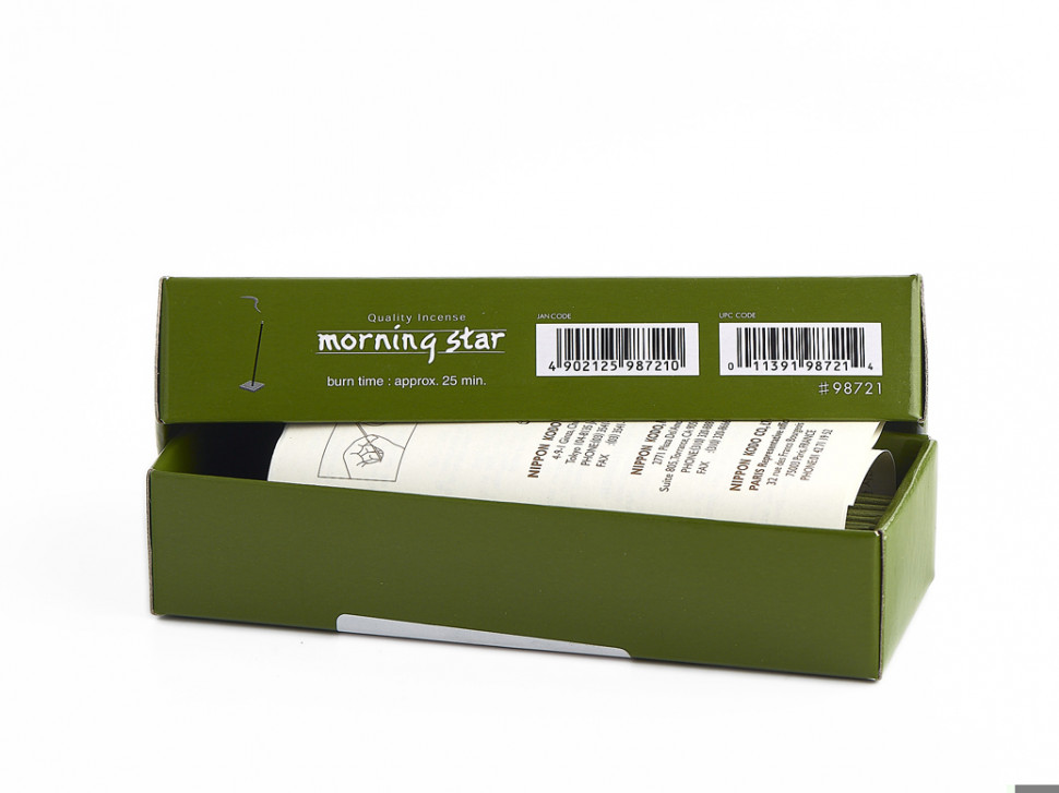 Японское благовоние  Morning Star Green Tea (Зеленый чай), 200 штук