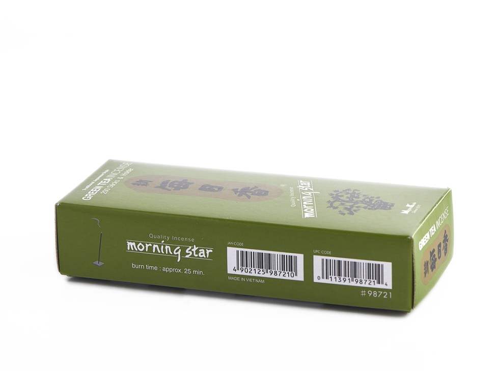 Японское благовоние  Morning Star Green Tea (Зеленый чай), 200 штук
