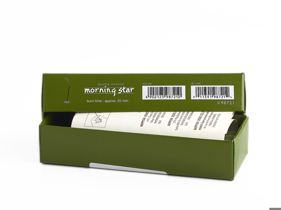 Японское благовоние  Morning Star Green Tea (Зеленый чай), 200 штук