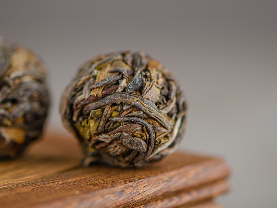 Шэн пуэр "Сигуй Лун Чжу", 2023г., в шариках