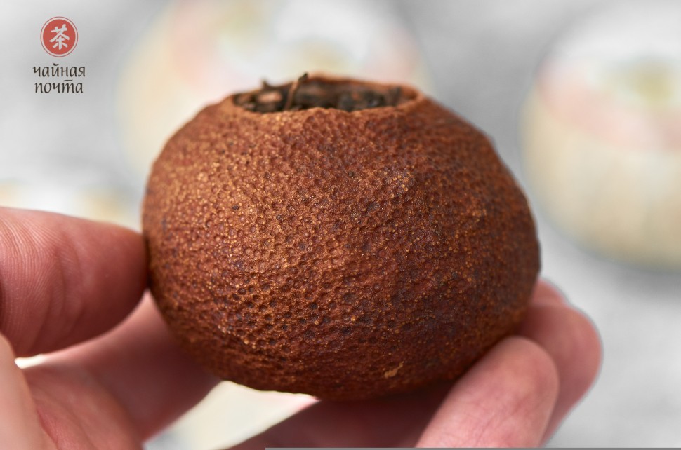 Шу пуэр "Ган Пу" в мандарине