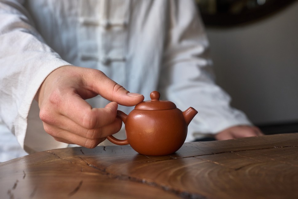 Чайник #2039, 80 мл., исинская глина.