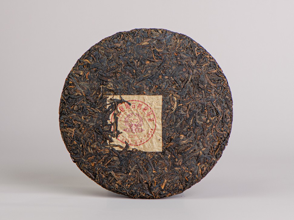 Шу пуэр "Пурпурные павлины" (Гу Шу Цзинь Я),  2016г., 357 г.