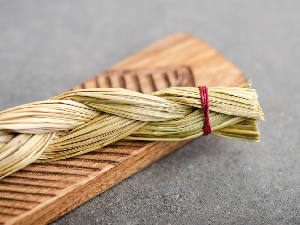 Зубровка Душистая Sweetgrass, mini (косичка 15-20см.)