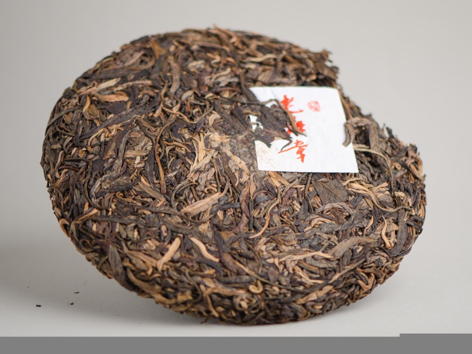 Шэн пуэр "Кораблик" (Лао Бан Чжан), 2018г., 357 г.