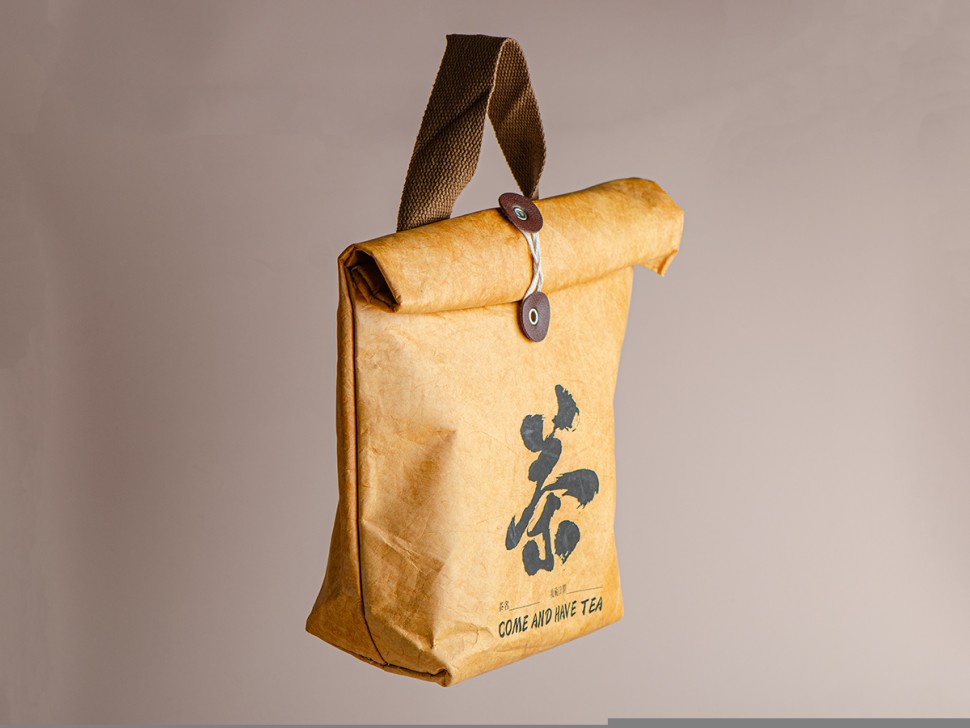 Сумочка "Чайный крафт" для чая и посуды