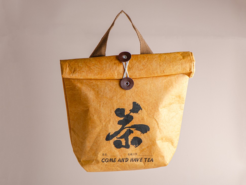 Сумочка "Чайный крафт" для чая и посуды