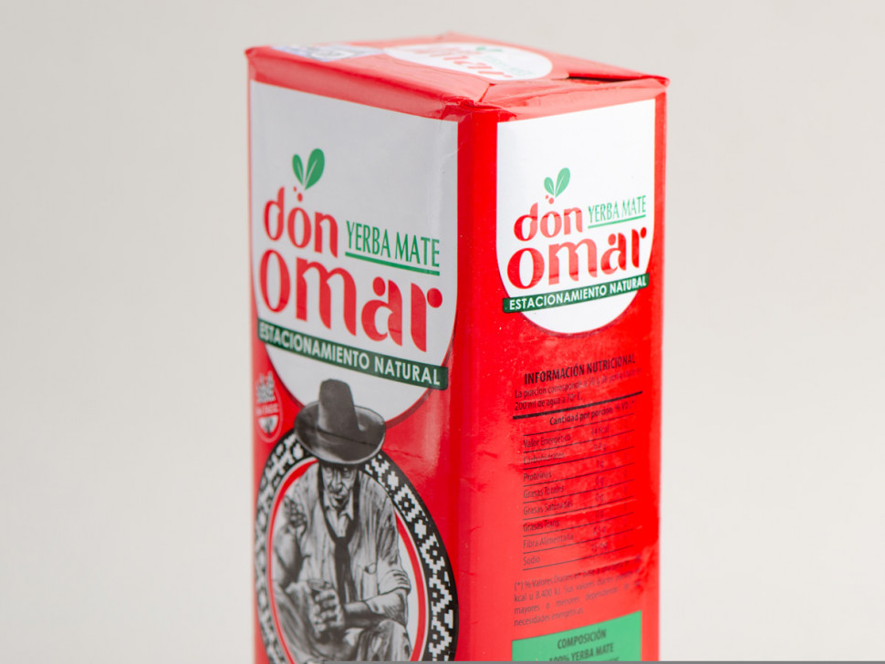 Йерба Мате "Don Omar" Elaborada Con Palo, Аргентина, 500 г.